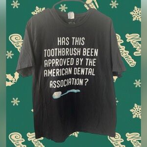 Home Alone Movie Quote T-Shirt Size Large Holiday Christmas Dental Association